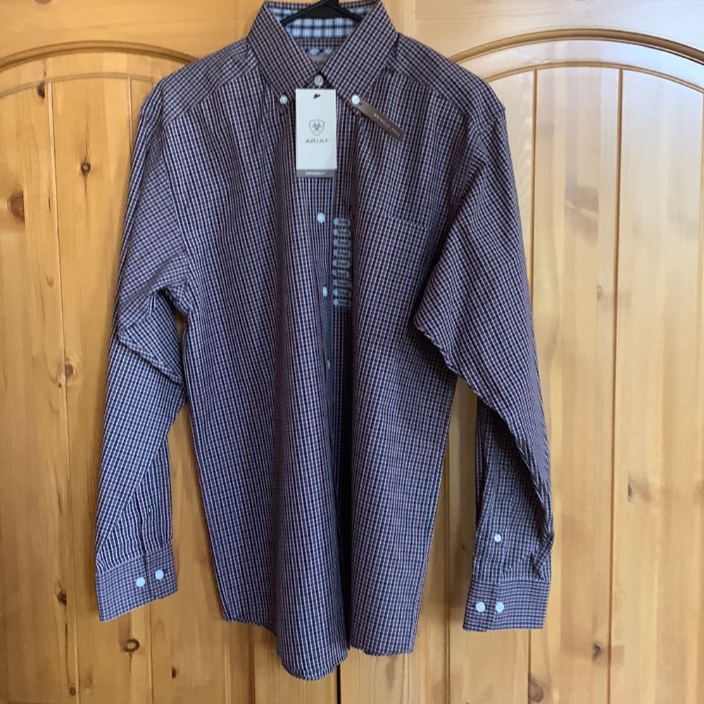 Ariat Mens Long Sleeve Button Down size small